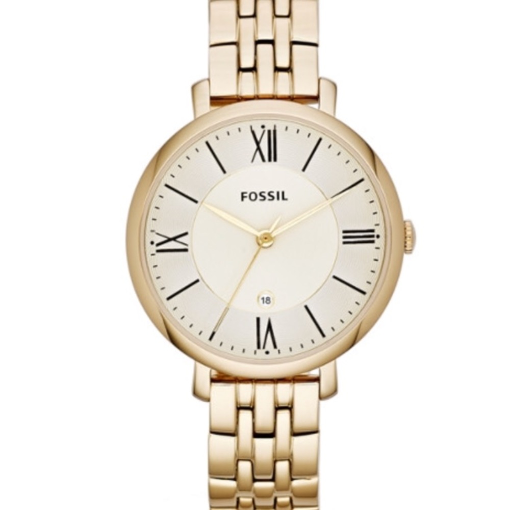 Fossil Women's Jacqueline ES3434 Gold Watch